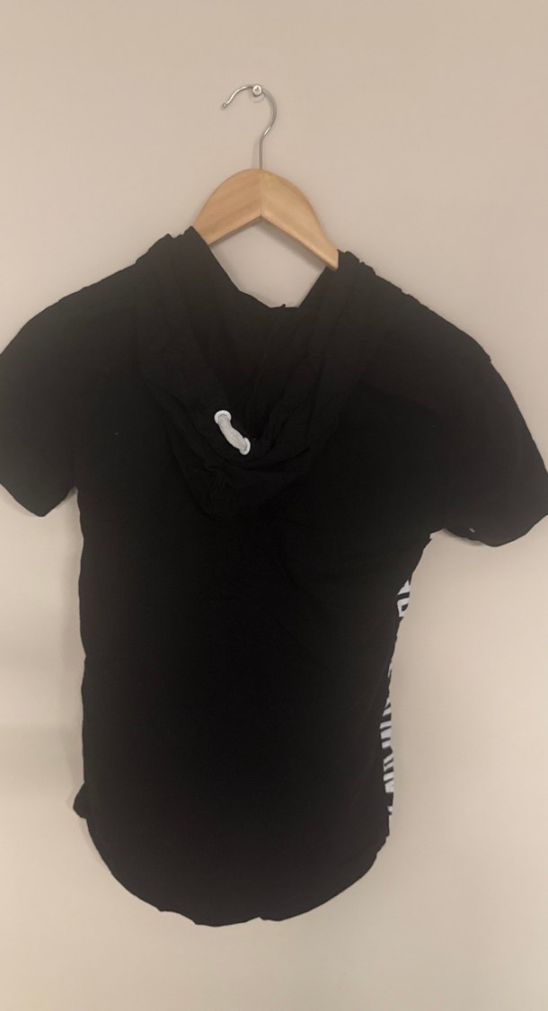 Siyah Erkek Kısa Kollu Baskılı Tişört - Görsel 3