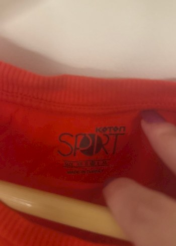 Kırmızı Pamuklu Kadın Atlet - Görsel 2