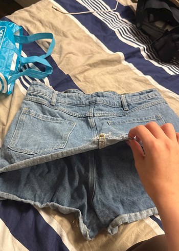 Kot şort etek - Görsel 6