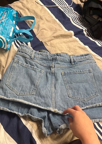 Kot şort etek - Görsel 5