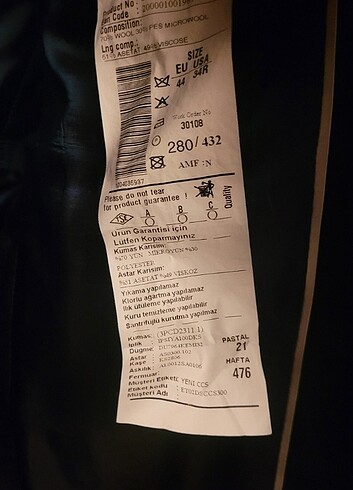 C.C.S Sarar Yün Takim elbise - Görsel 2