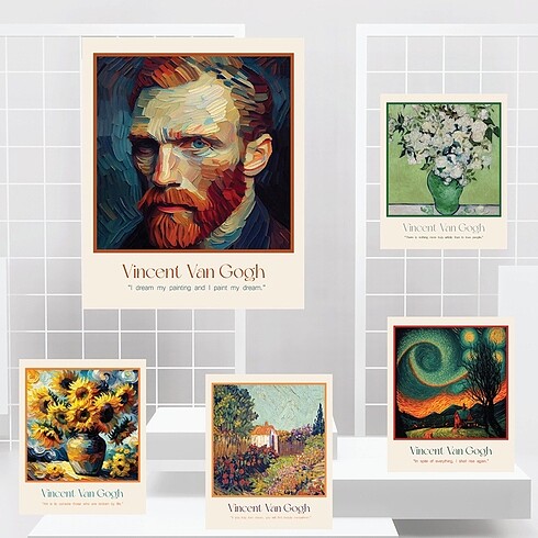 Van gogh serisi kartlar