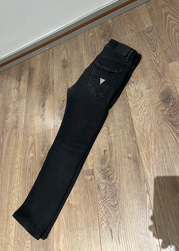 Guess Siyah Dar Kesim Denim Jean Guess Orjinal