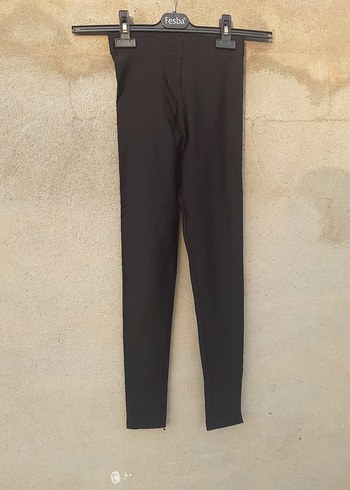 Yüksek Bel  Tayt , Siyah , kendinden parlak - Görsel 15