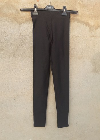 Yüksek Bel  Tayt , Siyah , kendinden parlak - Görsel 17