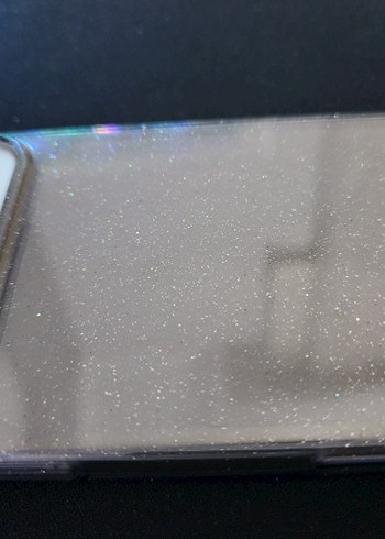 Apple iPhone 17 Pro Max Siyah Simli Şeffaf Kılıf - Görsel 5