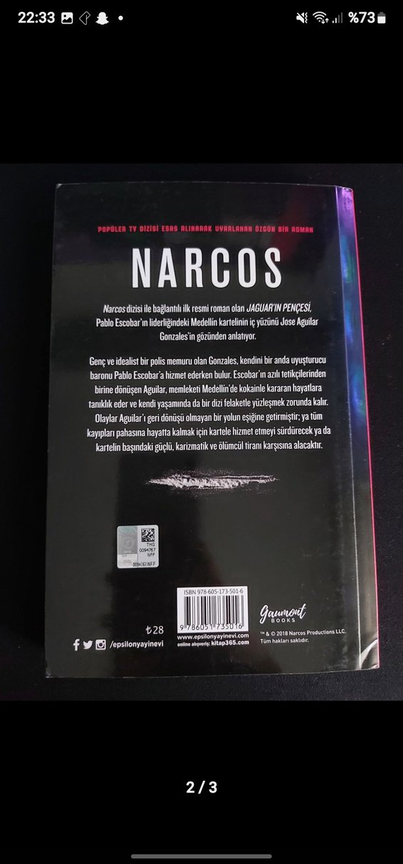 Jeff Mariotte Narcos | Jaguar'ın Pençesi - Görsel 2