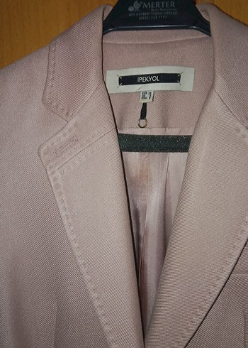 ipekyol Düğmeli Bej Kadın Blazer Ceket