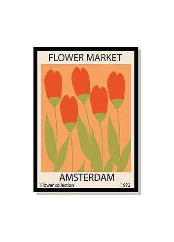  Beden Flower Market Poster