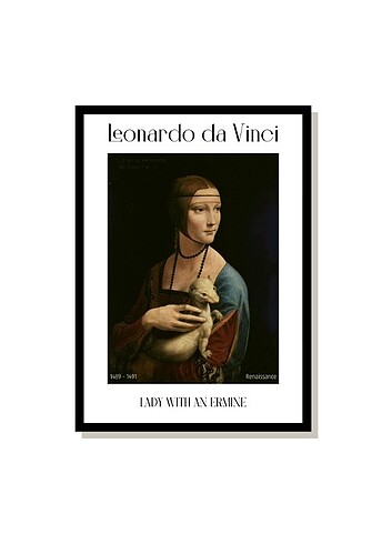 Tasarımcı Leonardo da Vinci Poster