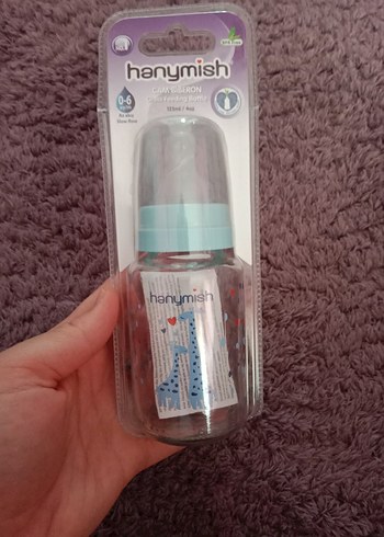 Hanymish Bebek Biberonu Mavi Pastel 150 ml