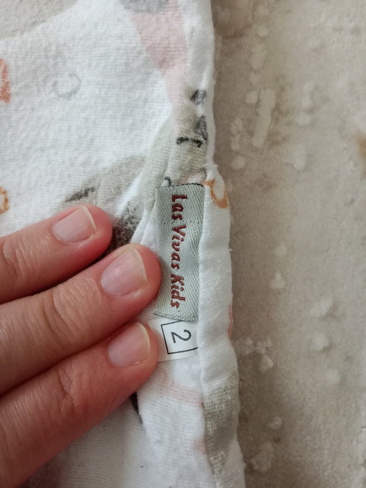 Baskılı Bebek Uyku Tulumu Gri Beyaz - Görsel 2