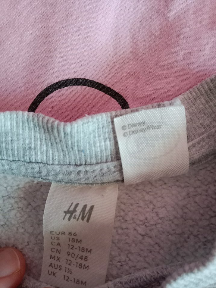 Gri Bebek Sweatshirt ve Pantolon Seti - Görsel 2