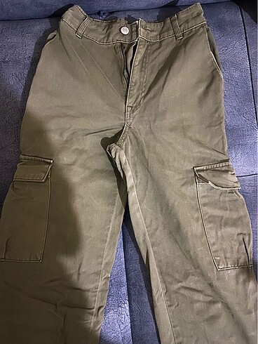 32 Beden haki Renk pull&bear kargo pantolon