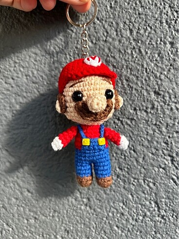  Beden Super Mario amigurumi anahtarlık
