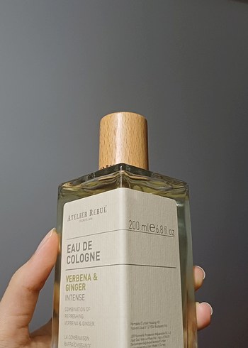 Atelier Rebul Verbena & Ginger Kadın Kolonyası - Görsel 6