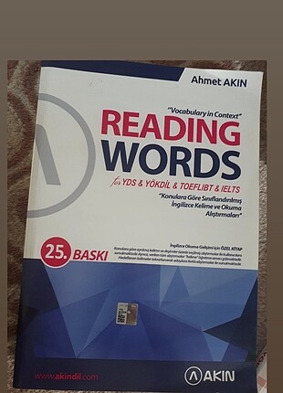 Akın Dil yayınları YDS ve YÖKDİL kitap 2017 basım hic kullanılma