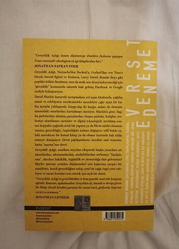 Beden Gerçeklik Açlığı: Bir Manifesto David Shields