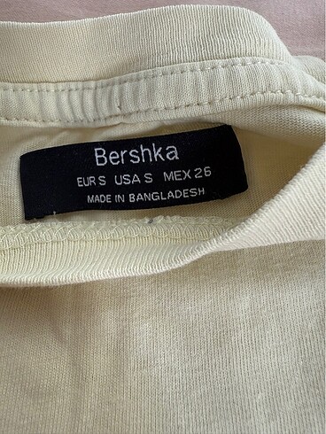 Bershka Bershka pastel sarı tişört