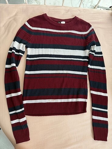 H&M çizgili üst