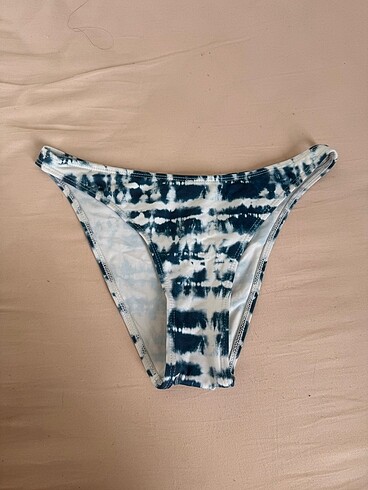 Mango beyaz mavi batik bikini altı