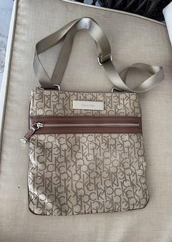 Beden camel Renk Bej Calvin Klein Kadın Çapraz Çanta