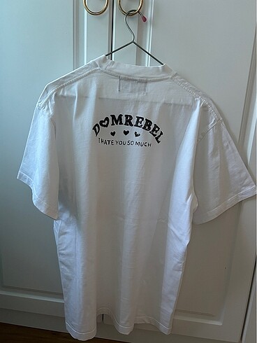 xl Beden beyaz Renk Domrebel tshirt