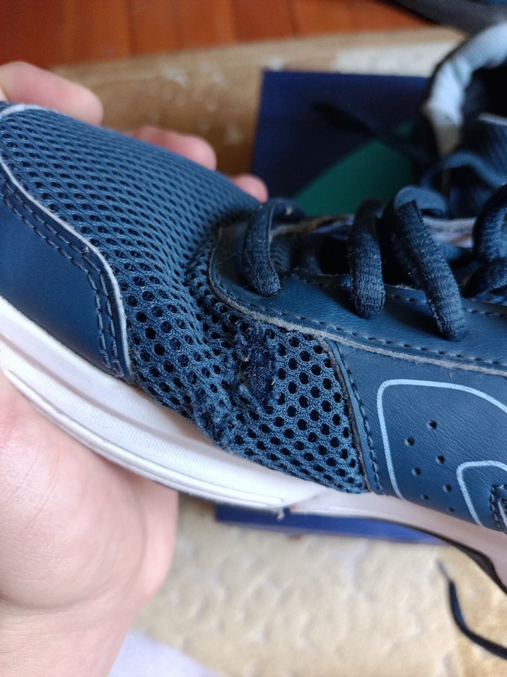 Erkek  Mavi Spor Ayakkabı - Görsel 3