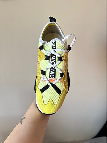 37 Beden sarı Renk MARJİN renkli sneaker