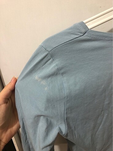 s Beden uzun kollu crop bluz