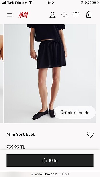 s Beden siyah Renk SİYAH ŞORT ETEK