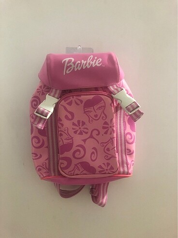 barbieli pembe okul sırt çantası