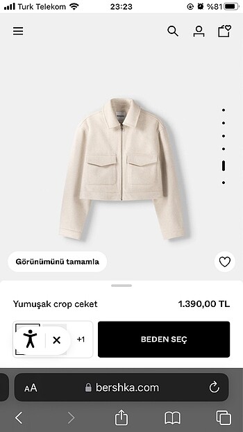 bershka mont ceket hırka kot ceket etiketli temiz ürünler