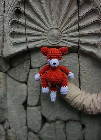El Yapımı Ördüğüm Amigurumi Tilki
