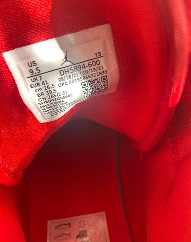 41 Beden nike ayakkabı