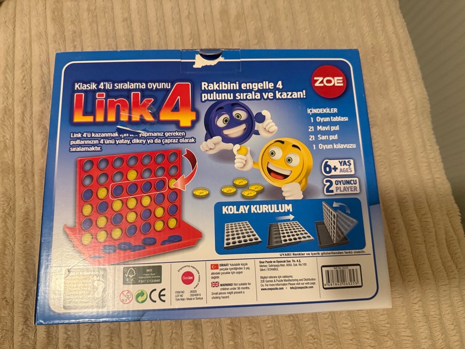 Link 4 kutu oyunu - Görsel 2