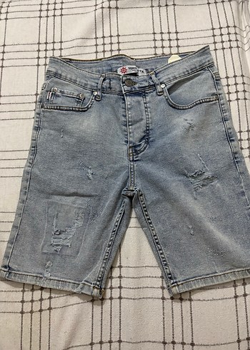 Erkek kot şort - Görsel 3