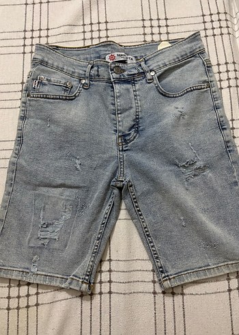 Erkek kot şort - Görsel 2