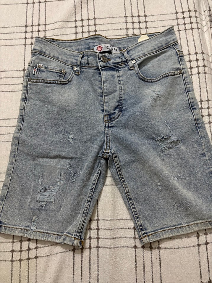 Erkek kot şort - Görsel 2