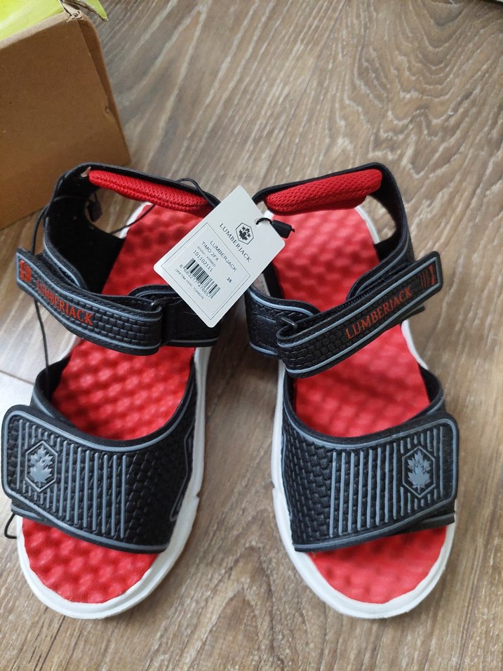 Çocuk Sandalet Lumbarjack markası 35 numara . Yeni. etiketli . - Görsel 5