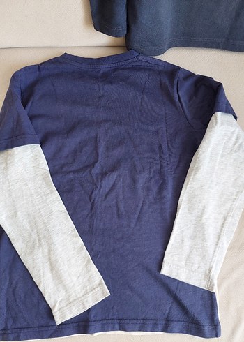 iki tsirt uzun kolu toplam satış 8/9/10 yaş - Görsel 6