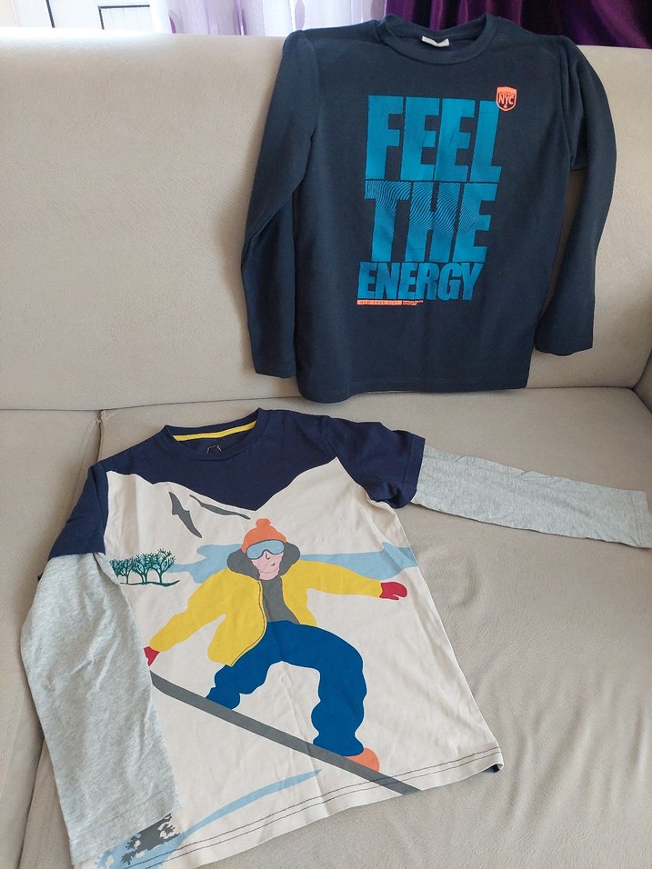 iki tsirt uzun kolu toplam satış 8/9/10 yaş - Görsel 2