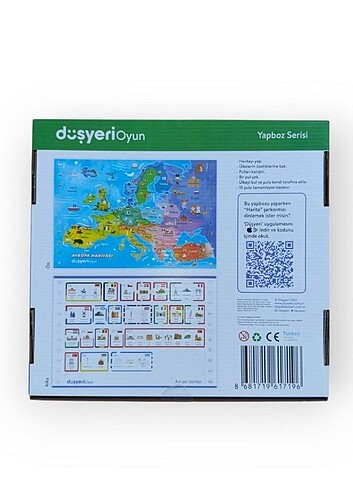 Diğer Avrupa Haritası Düşyeri Oyun