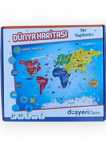 Dünya Haritası Düşyeri Oyun 