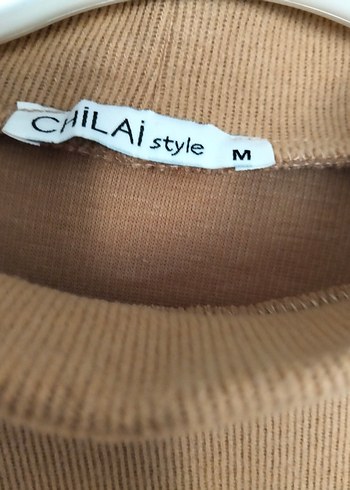 Diğer Kadın Bej Uzun Kollu Salaş Sweatshirt