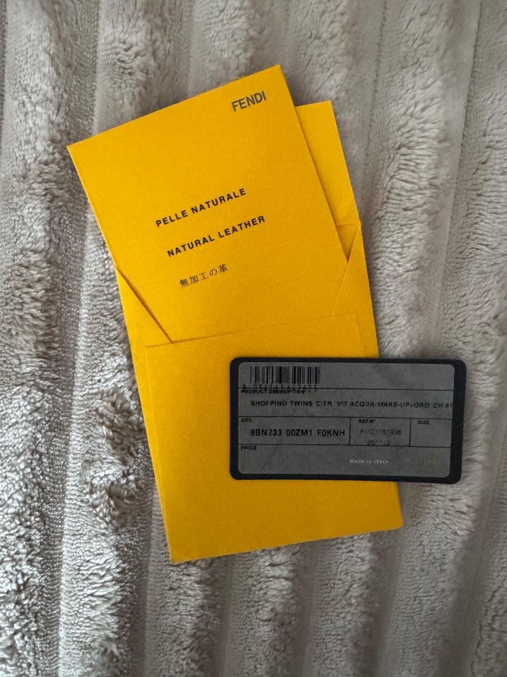 Fendi Shopping Twins Hakiki Deri Sıfır Çanta - Görsel 4