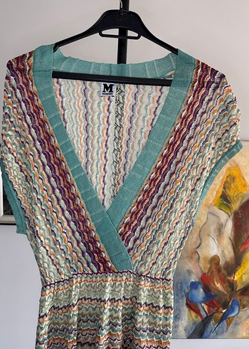 İtalyan Şıklığı: M Missoni Zikzak Desenli Triko Elbise - Görsel 3