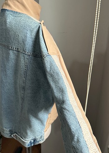 Bej Düğmeli Kadın Ceket - Görsel 4