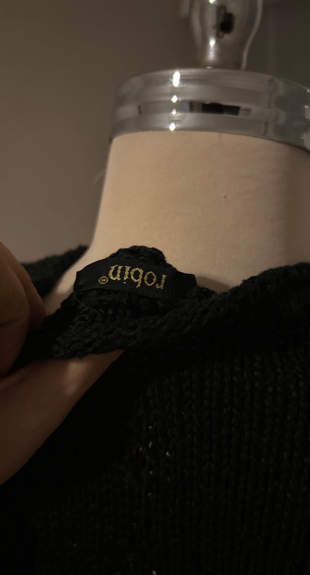 Bohem Tarzı Desenli Kahverengi Örgü Kazak - Görsel 4