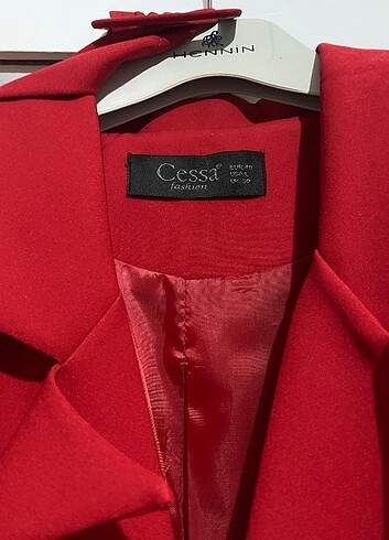 40 Beden kırmızı Renk Blazer ceket